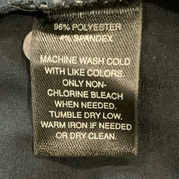 White House Black Market Top Womens M 3/4 Sleeve Square Neck Ruffled Pullover - Picture 6 of 6